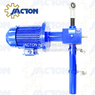 5 tons motorised worm gear lifting jack 44inch with dual speed motor
