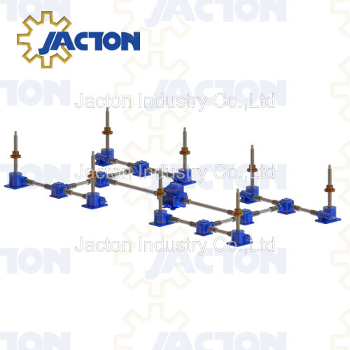 Elevator lifting rotating screw and translating nut for lift system